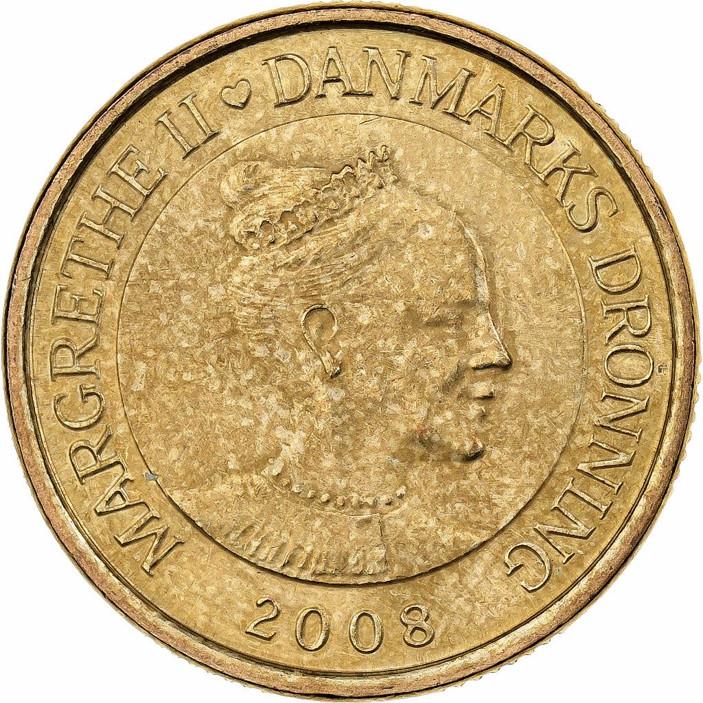 Denmark | 20 Kroner Coin | Havhingsten | Km:927 | 2008