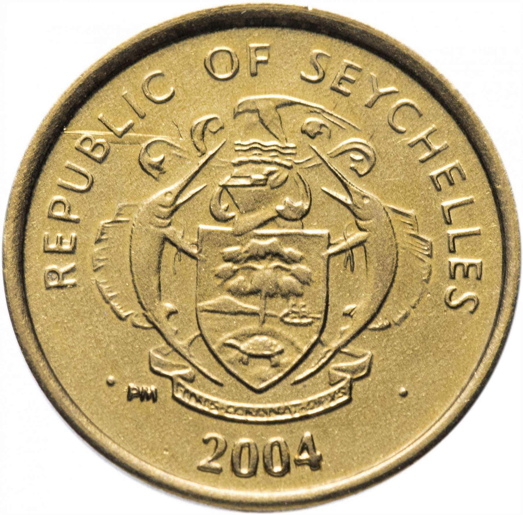 Seychelles | 1 Cent Coin | Mud crab | Km:46 | 1982 - 2004