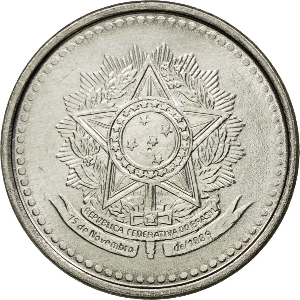 Монета Бразилии 5 сентаво KM601 1986 - 1988