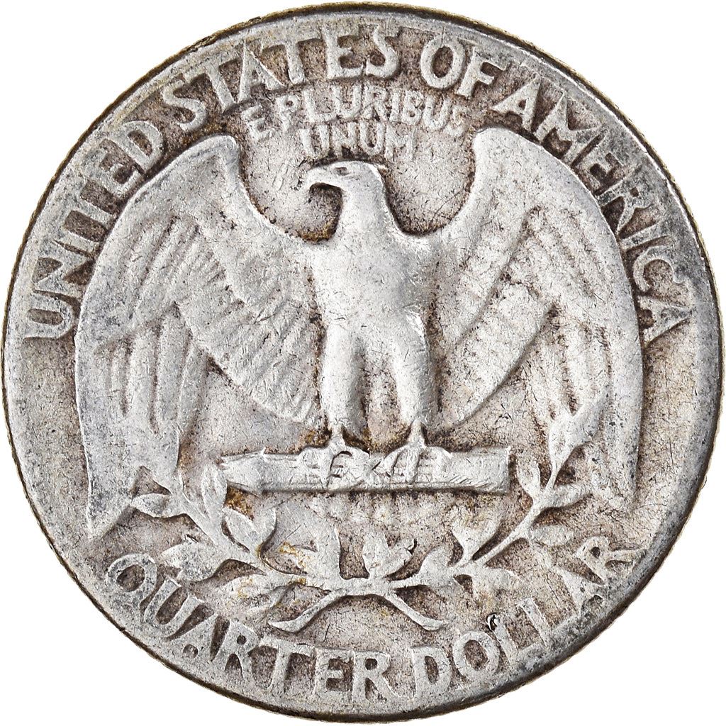 アメリカ合衆国 | 1/4ドル硬貨 | ジョージ・ワシントン | KM:164 | 1932年 - 1964年