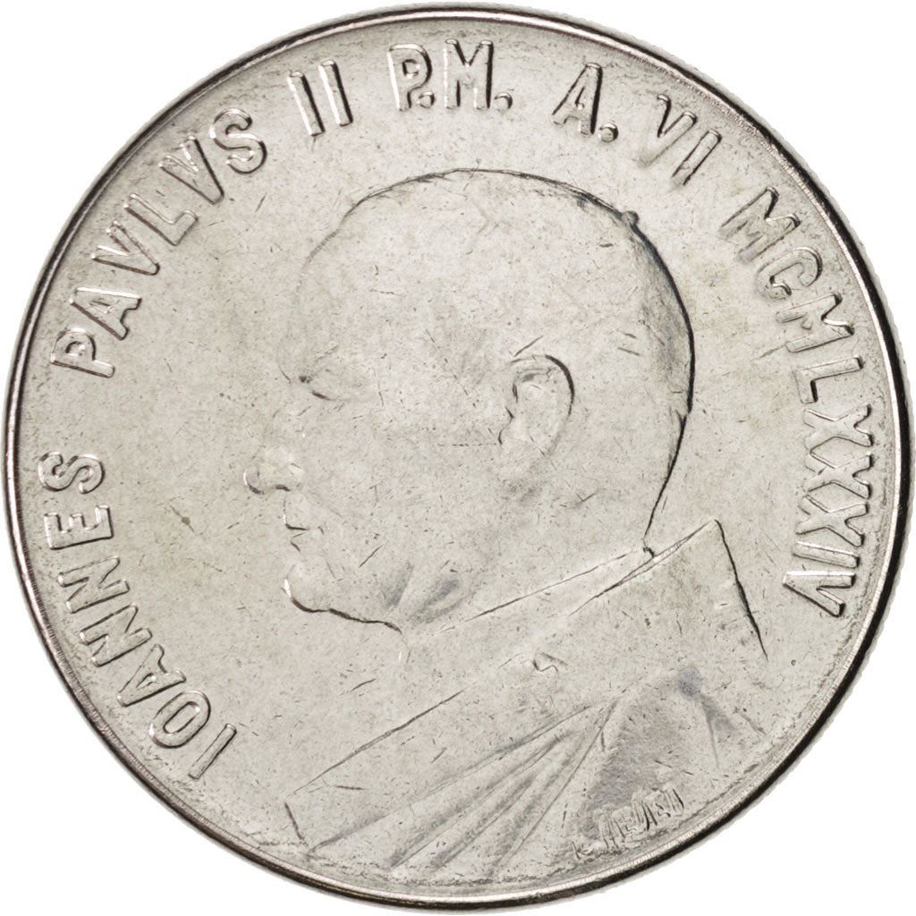 Vatican City | 100 Lire Coin | Lamb | Km:180 | 1984