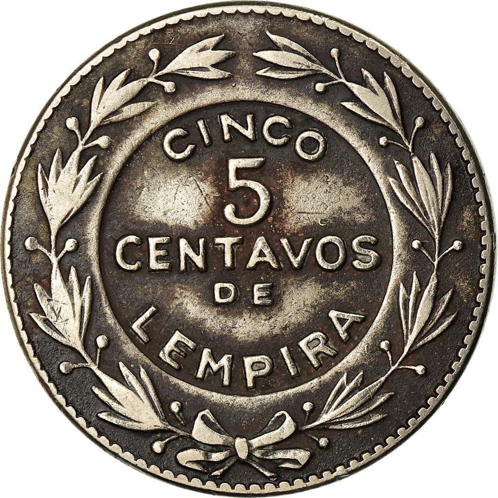 Honduras | 5 Centavos Coin | Pyramid | Km:72 | 1931 - 1980