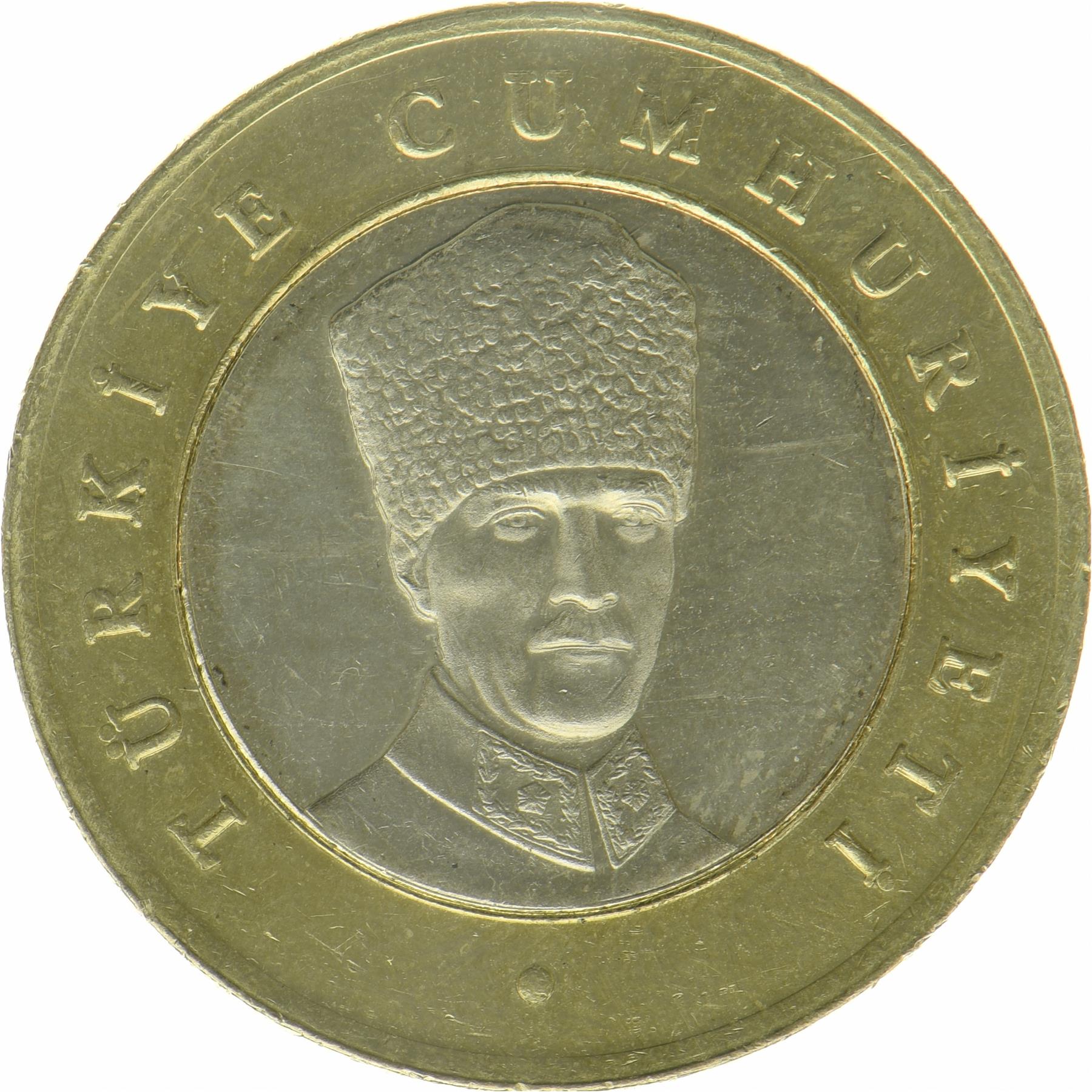 Türkei | 5-Lira-Münze | Mustafa Kemal Atatürk | Halbmond | Stern | Seldschukenstern | 2024 - 2026