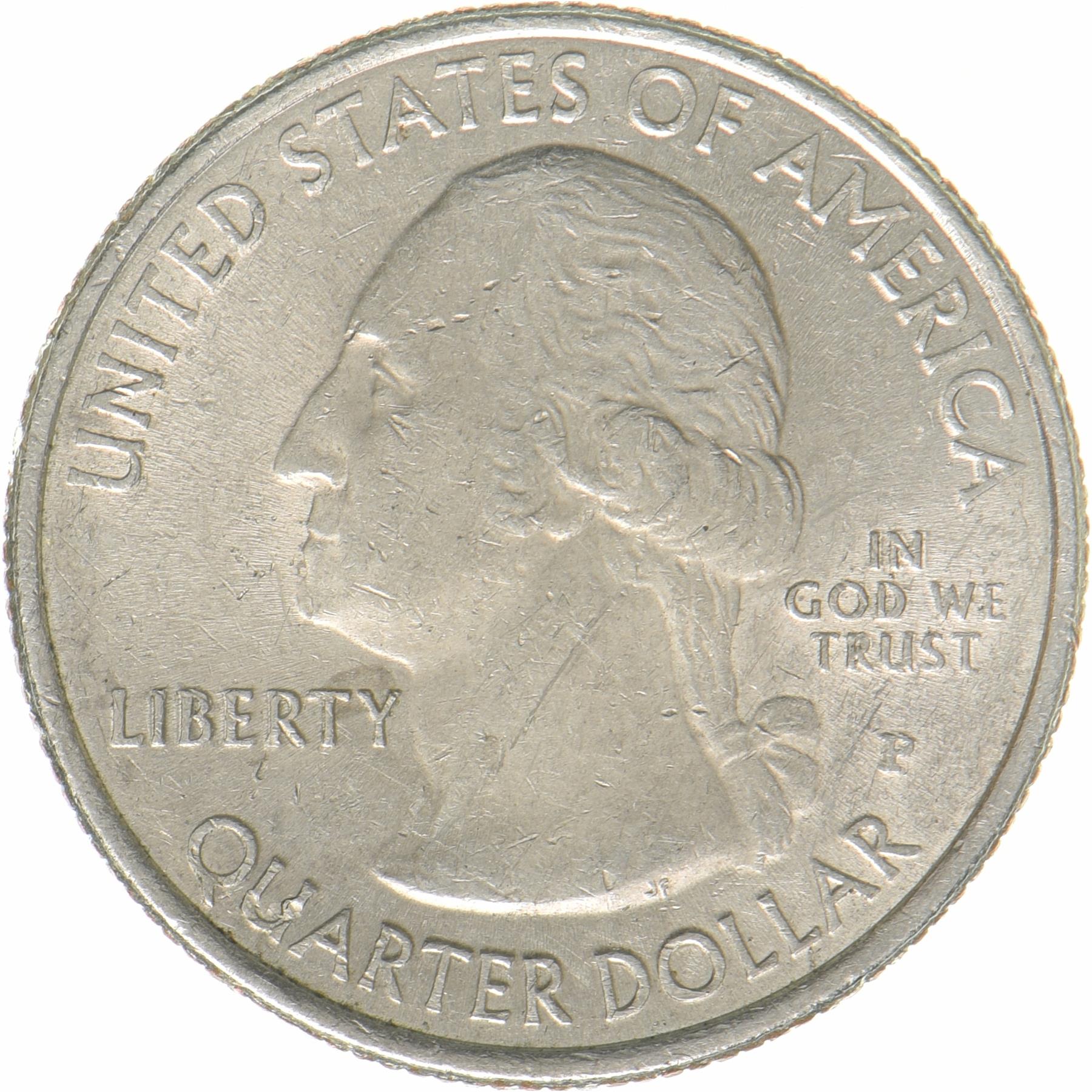 United States | 1/4 Dollar Coin | Kisatchie National Forest | KM:598 | 2015