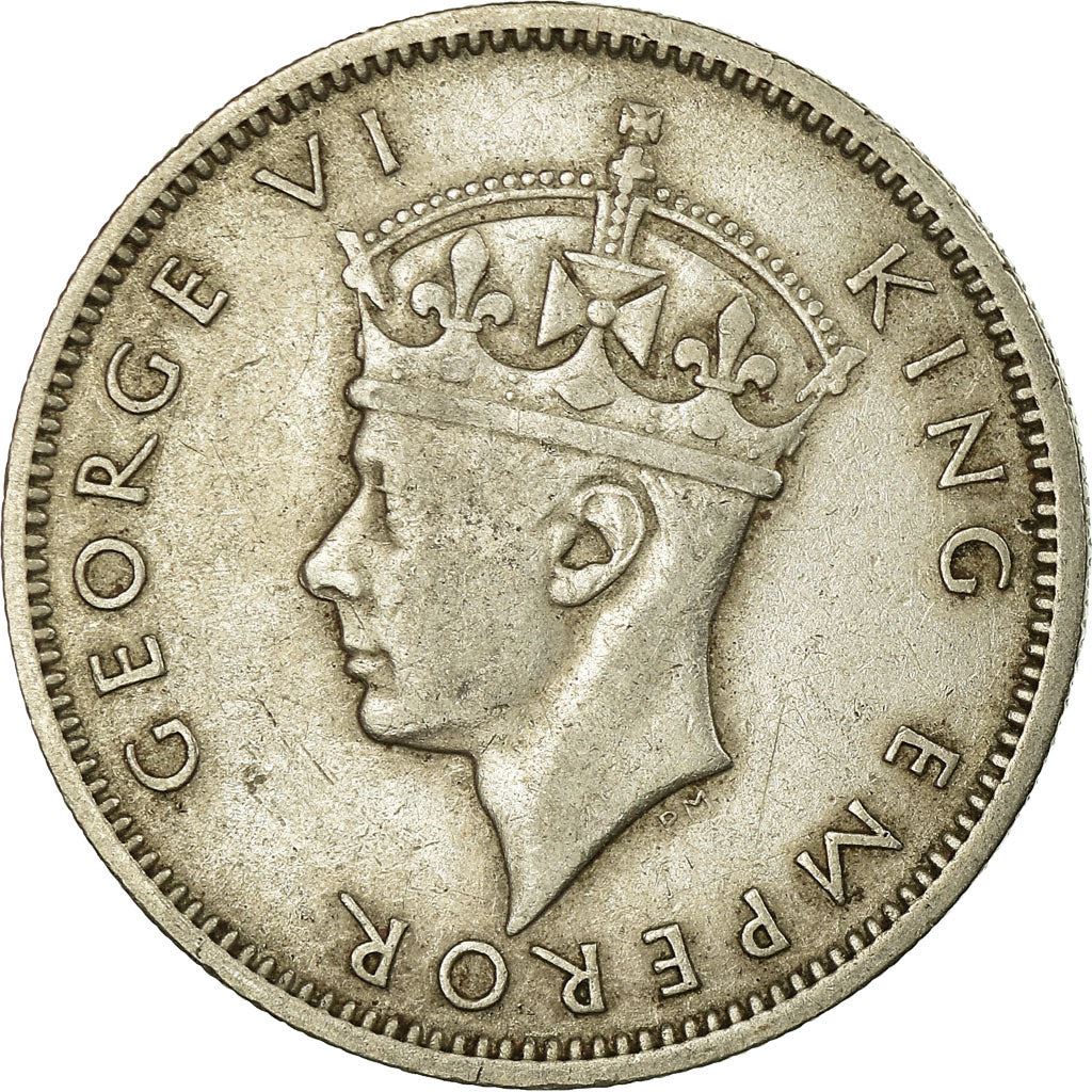 Southern Rhodesia | 1 Shilling Coin | George VI | Zimbabwe Bird | Km:18B | 1947