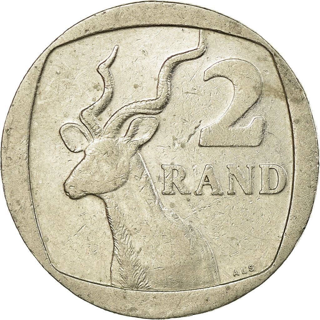South Africa 2 Rand Coin | Xhosa Legend - UMZANTSI AFRIKA | KM165 | 1996 - 2000
