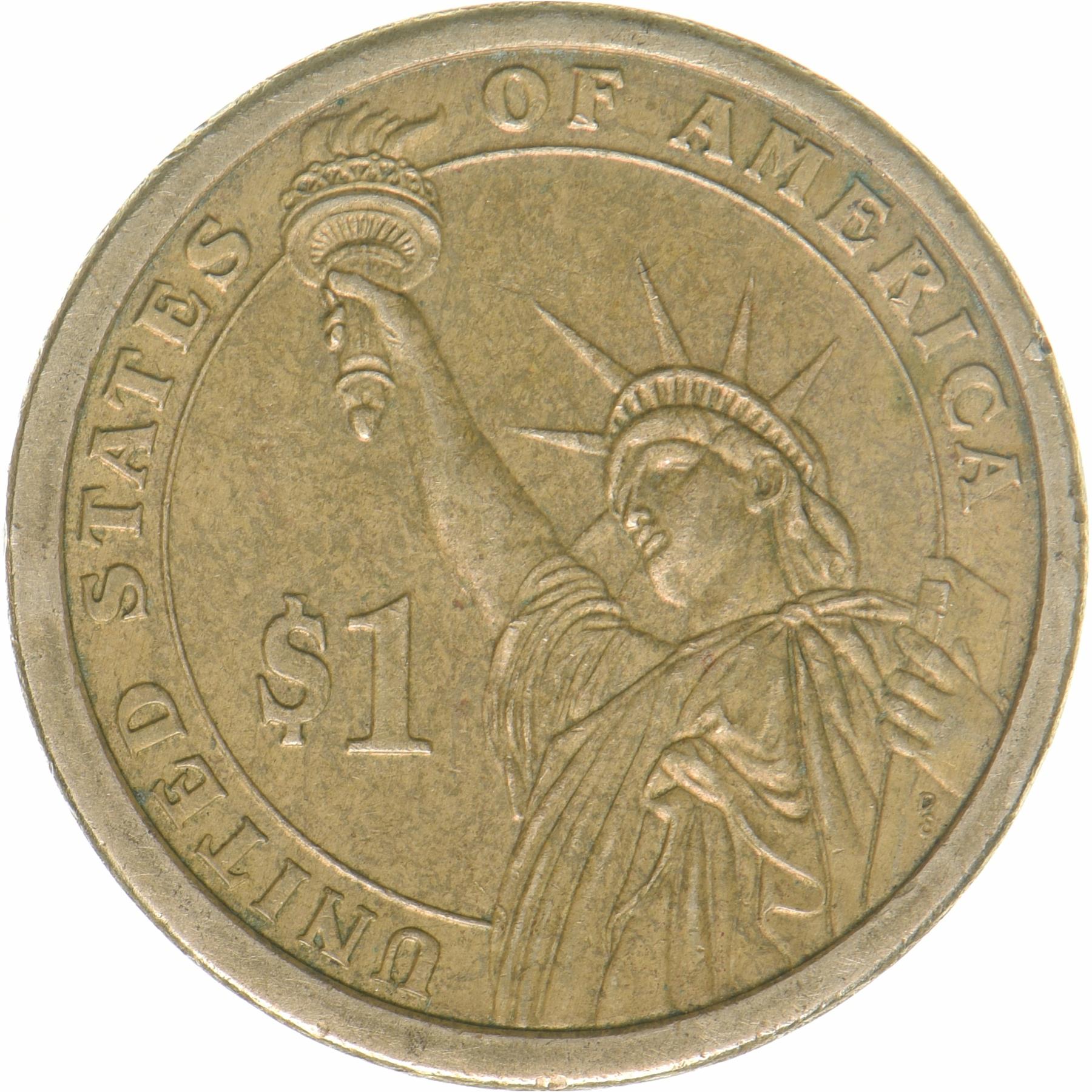 United States | 1 Dollar Coin | Millard Fillmore | KM:475 | 2010