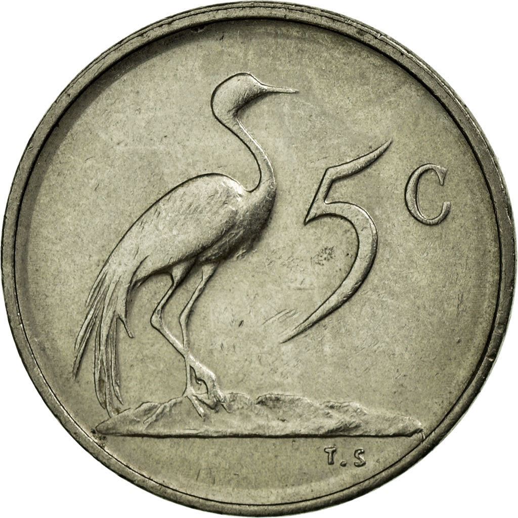 South Africa 5 Cents Coin | Nicolaas J. Diederichs | KM100 | 1979