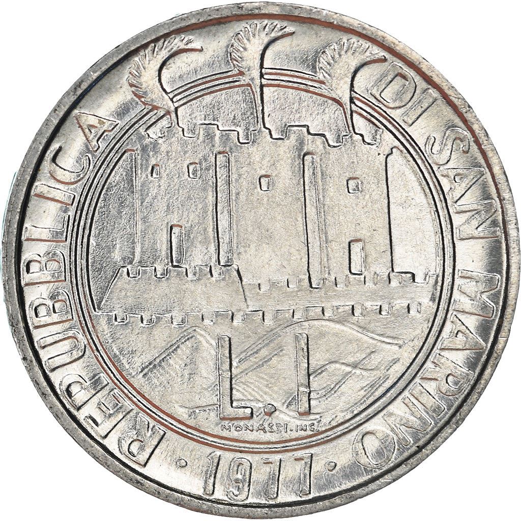 San Marino | 1 Lira Coin | FAO | Km:63 | 1977