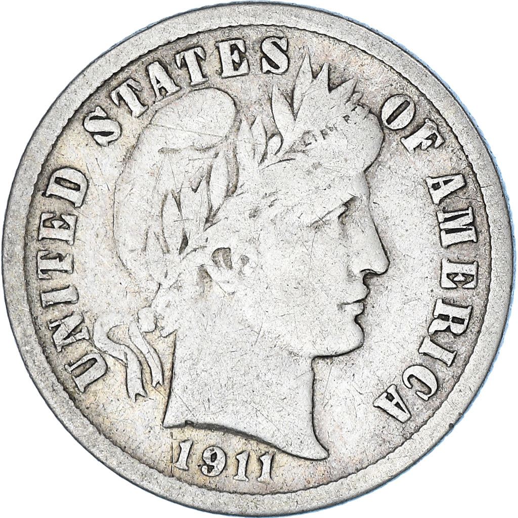 United States | 1 Dime Coin | Barber Dime | KM:113 | 1892 - 1916
