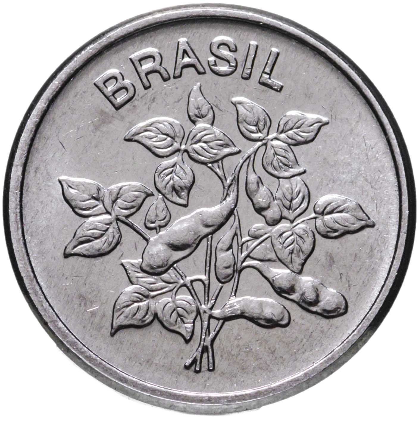 Brazil | 1 Centavo Coin | Soybean | KM:589 | 1979 - 1983