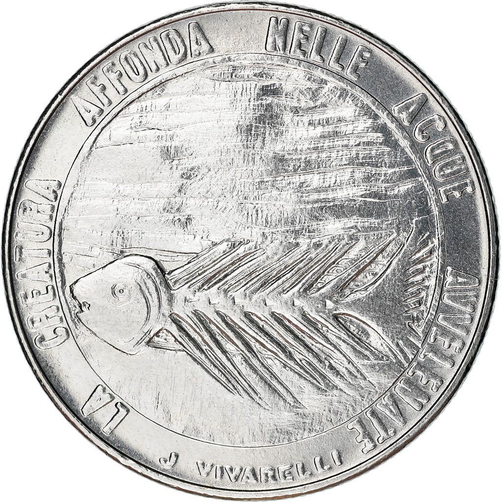 San Marino | 100 Lire Coin | Fish | Km:70 | 1977