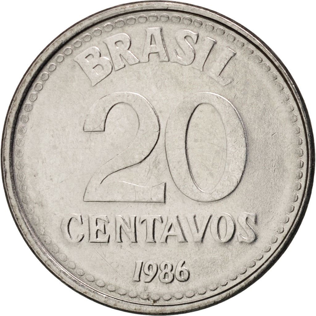 Brazil | 20 Centavos Coin | Star | Km:603 | 1986 - 1988