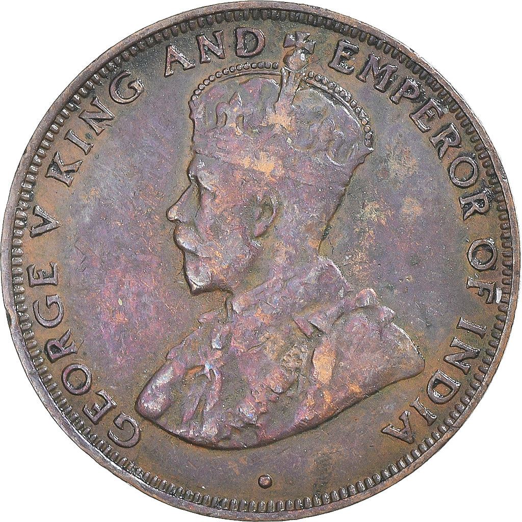 Hong Kong 1 Cent Mynt | George V liten typ | KM17 | 1931 - 1934