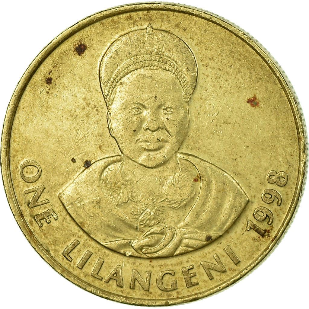 Pièce de 1 Lilangeni d'Eswatini | Roi Mswati III | Ntfombi d'Eswatini | KM45 | 1995 - 2009