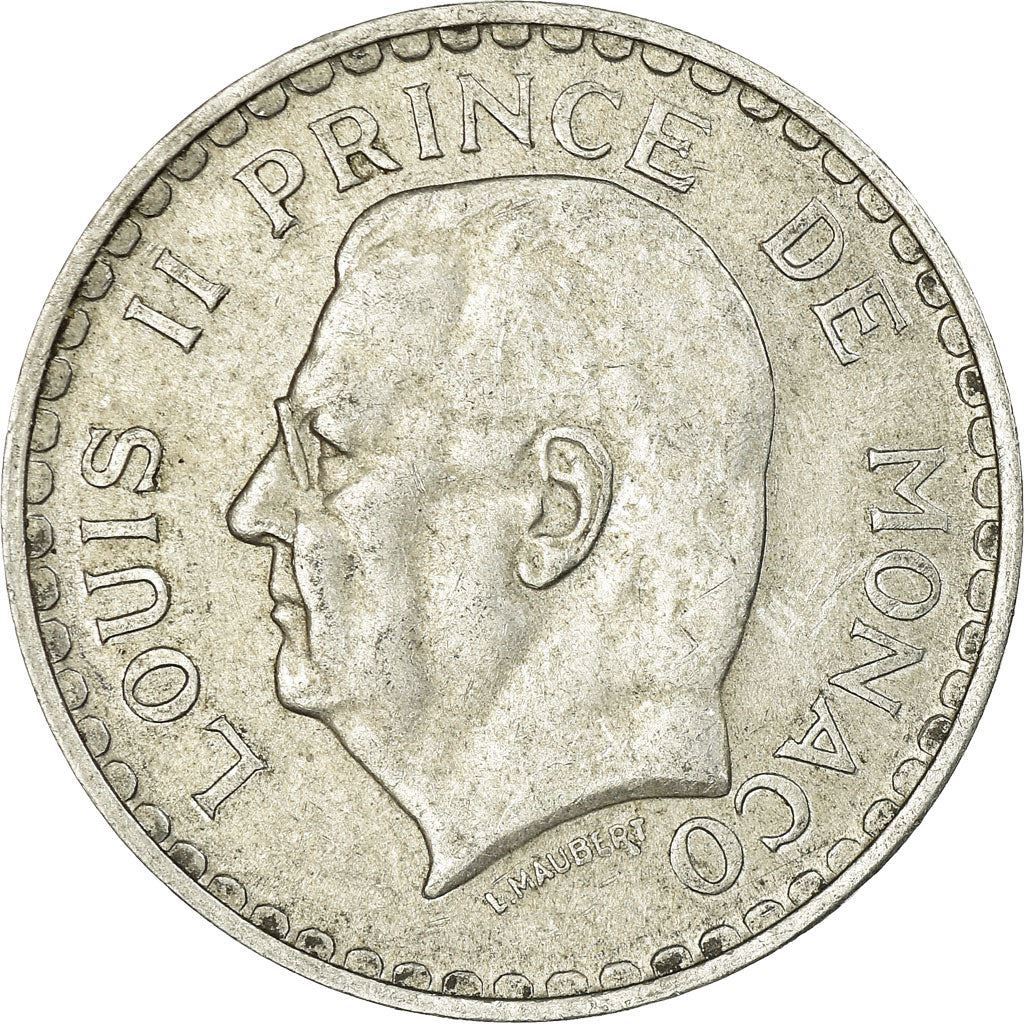 Monaco | 5 Francs Coin | Louis II | Km:122 | 1945