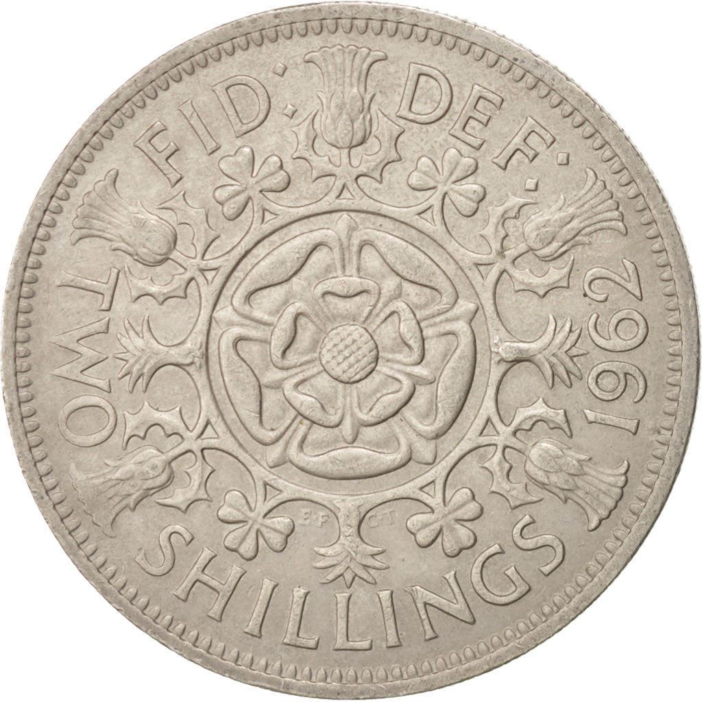 United Kingdom | 2 Shillings Coin | Elizabeth II | Km:906 | 1954 - 1970
