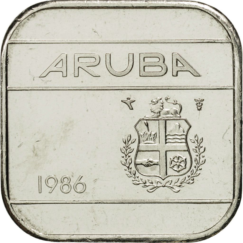 Pièce de 50 cents Aruba | Reine Beatrix | Willem Alexander | KM4 | 1986 - 2019
