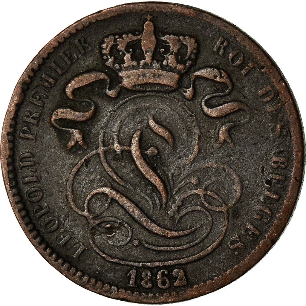 Belgien | 1 centime-mønt | Léopold I | Kobber | KM:1.1-1.4 | 1832-1863