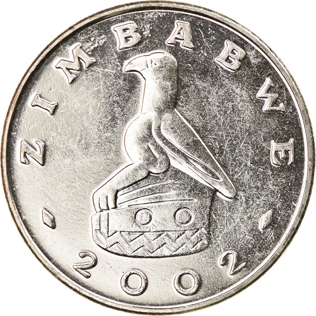 Zimbabwe | 1 Dollar Coin | National Monument View | Km:6A | 2001 - 2003