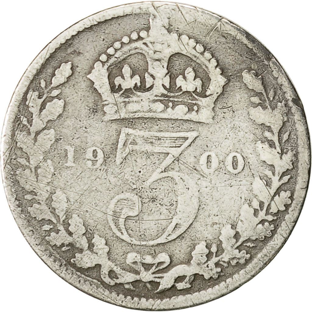 United Kingdom | 3 Pence Coin | Victoria | Km:777 | 1893 - 1901