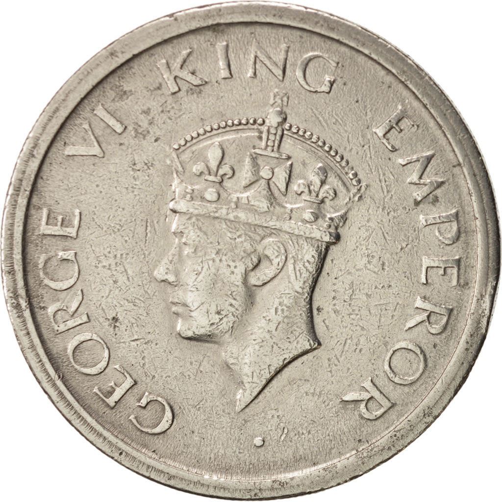 India - British | 1 Rupee Coin | King George VI | Km:559 | 1947