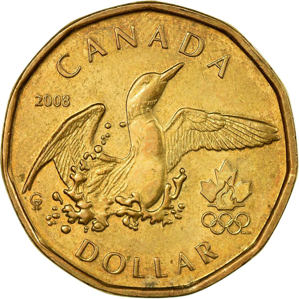 Canada | 1 Dollar Coin | Bronze plated nickel | Loon | KM:787 | 2008