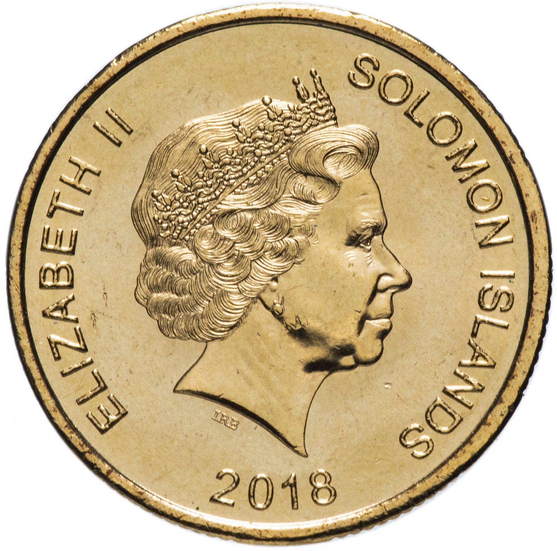 Salomonen | 2-Dollar-Münze | Unabhängigkeit | Aluminiumbronze | KM:797 | 2018