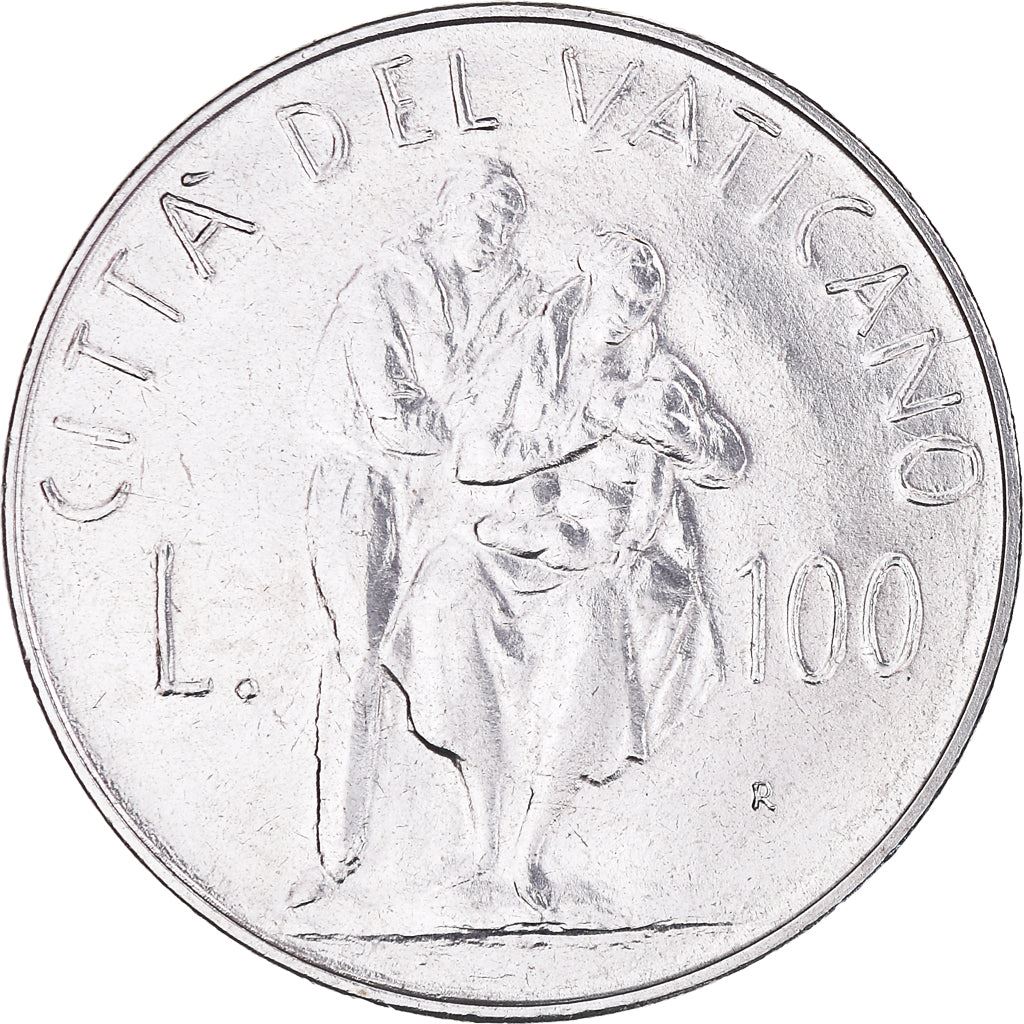 Vatican City | 100 Lire Coin | Family | Km:164 | 1982