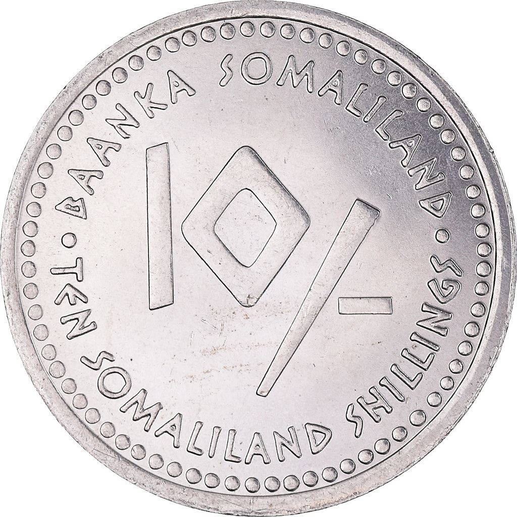 Somaliland | 10 shilling-mønt | Skorpionen | Rustfrit stål | KM:16 | 2006