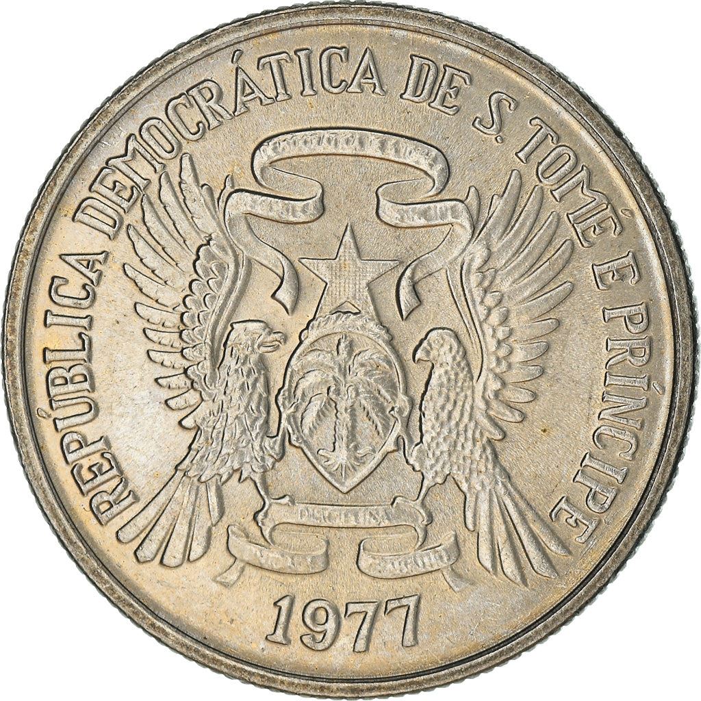 Sao Tome and Principe | 5 Dobras Coin | FAO | Km:28 | 1977