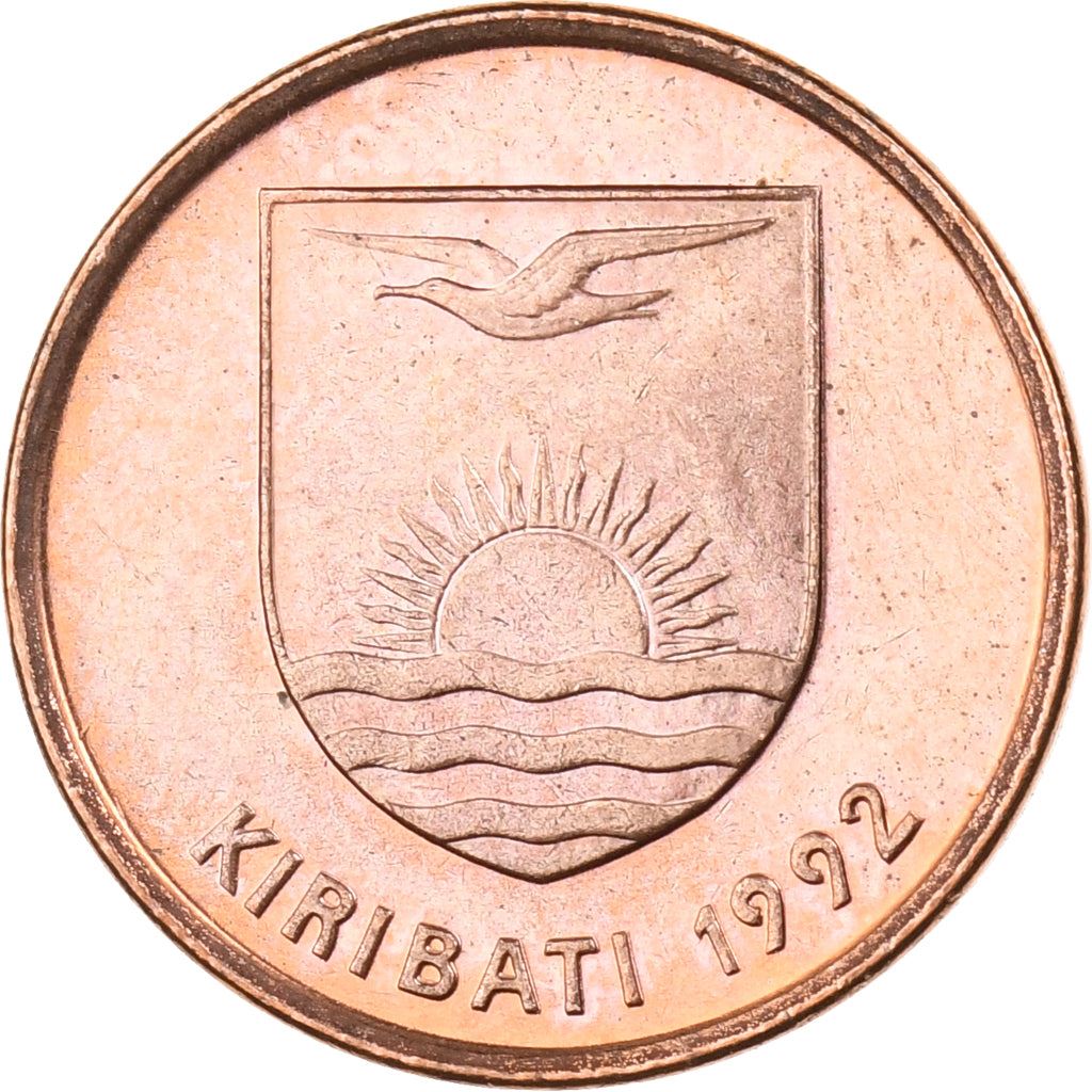 Kiribati | 1 Cent Coin | Frigate birds | Km:1A | 1992