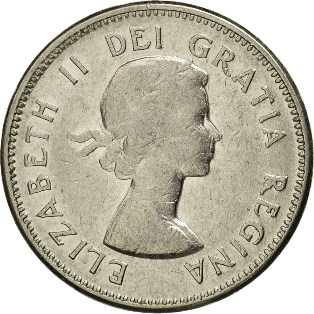 Canada | 5 Cents Coin | Nickel | 1st portrait; round | KM:57 | 1963-1964