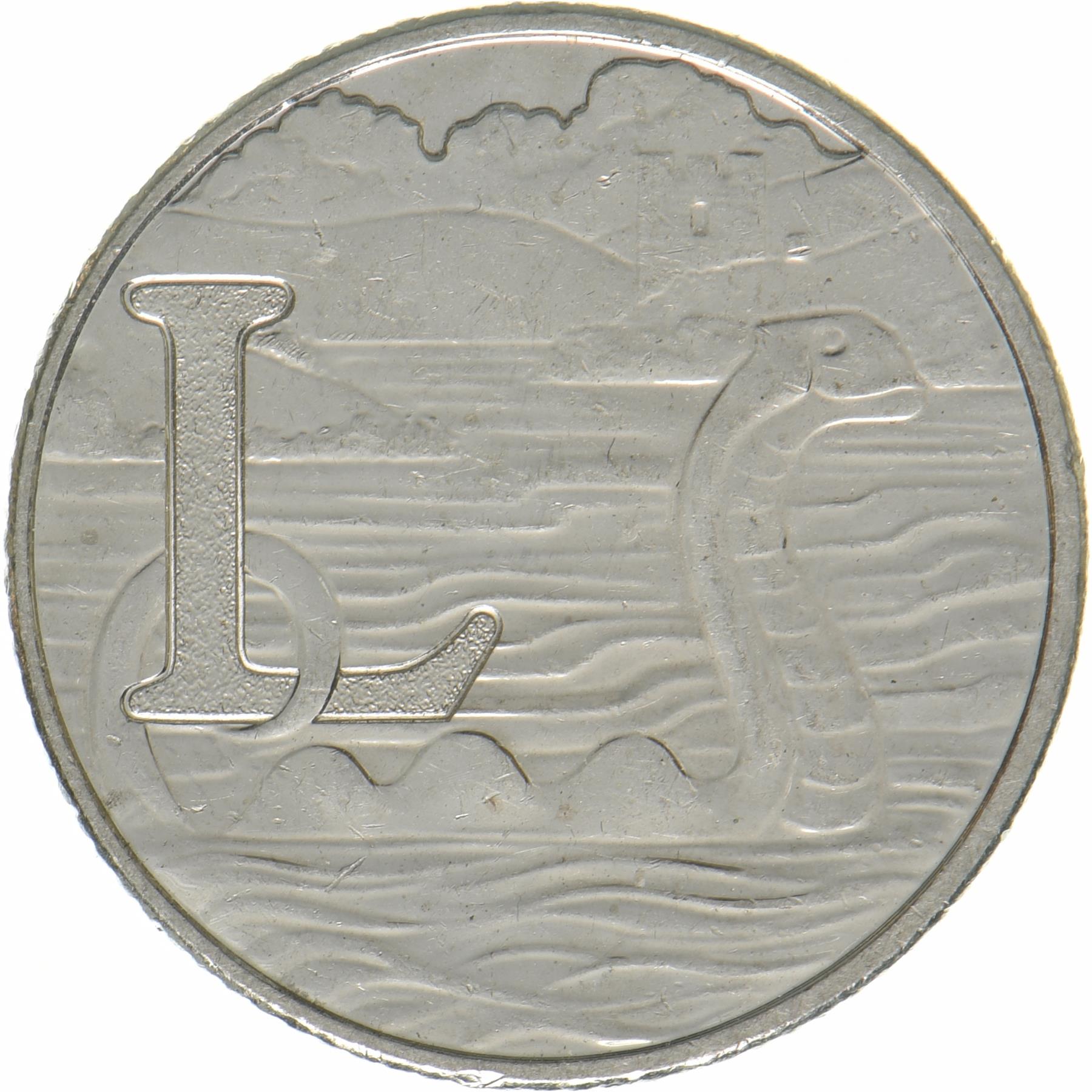 United Kingdom | 10 Pence Coin | Loch Ness Monster | KM:1537 | 2018 - 2019