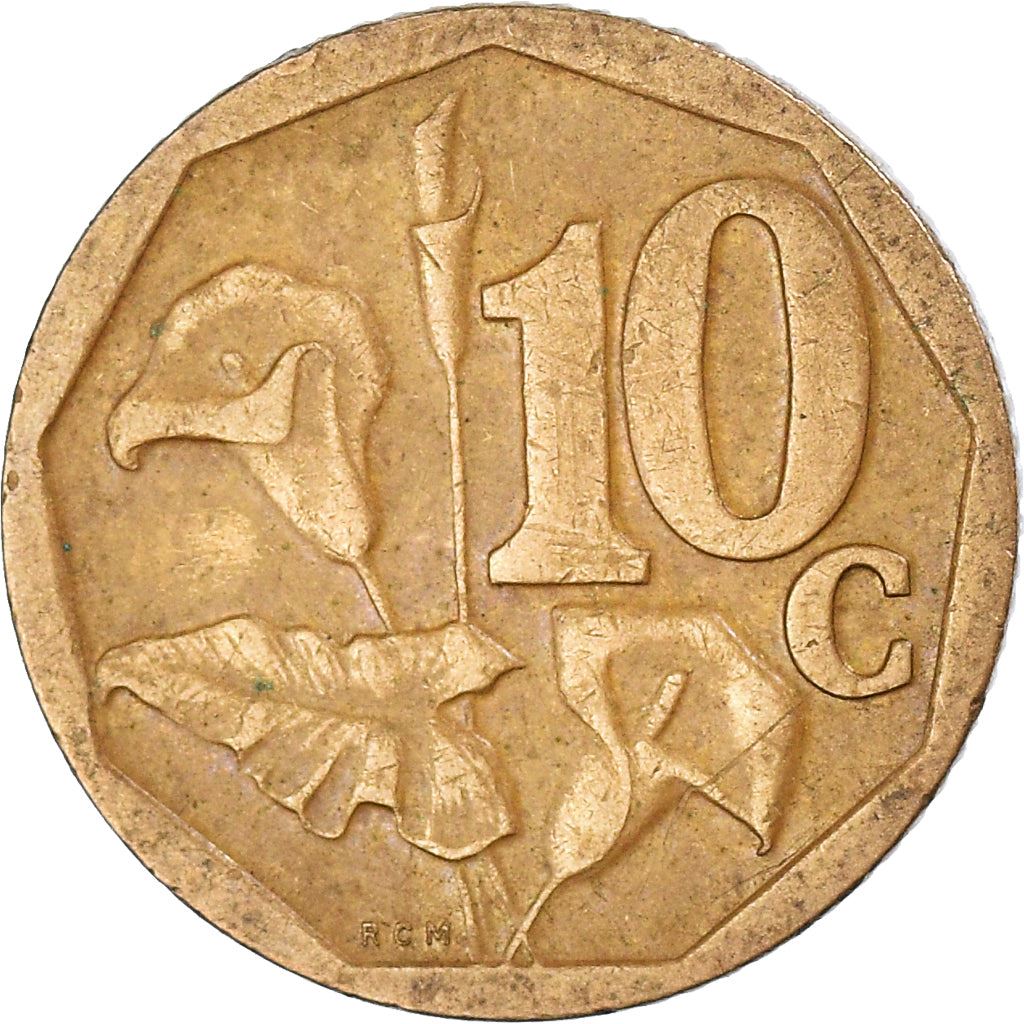 South Africa 10 Cents Afrikaans Legend - Suid-Afrika Coin KM487 2006