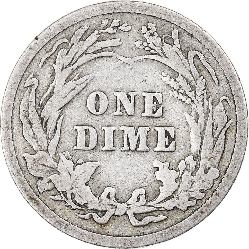 United States | 1 Dime Coin | Barber Dime | KM:113 | 1892 - 1916