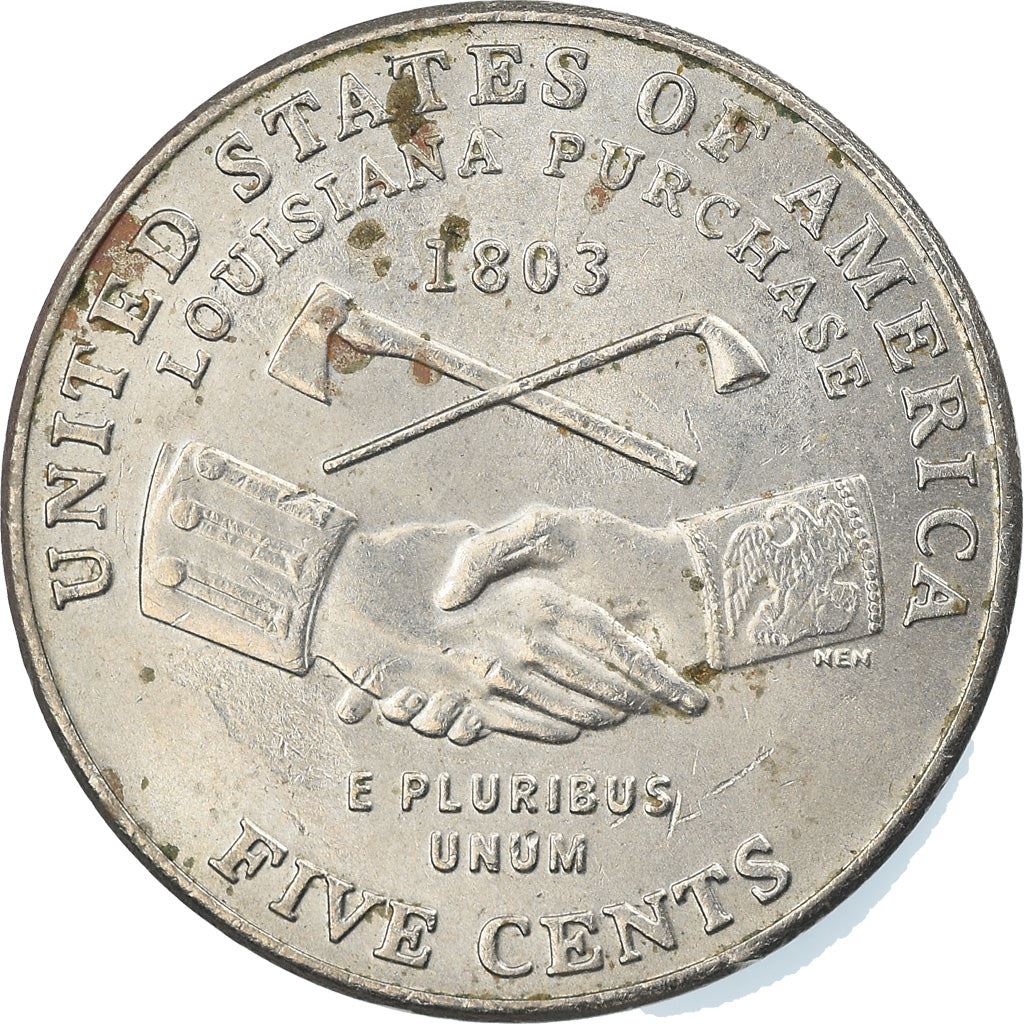 United States | 5 Cents Coin | Louisiana Purchase | Km:360 | 2004