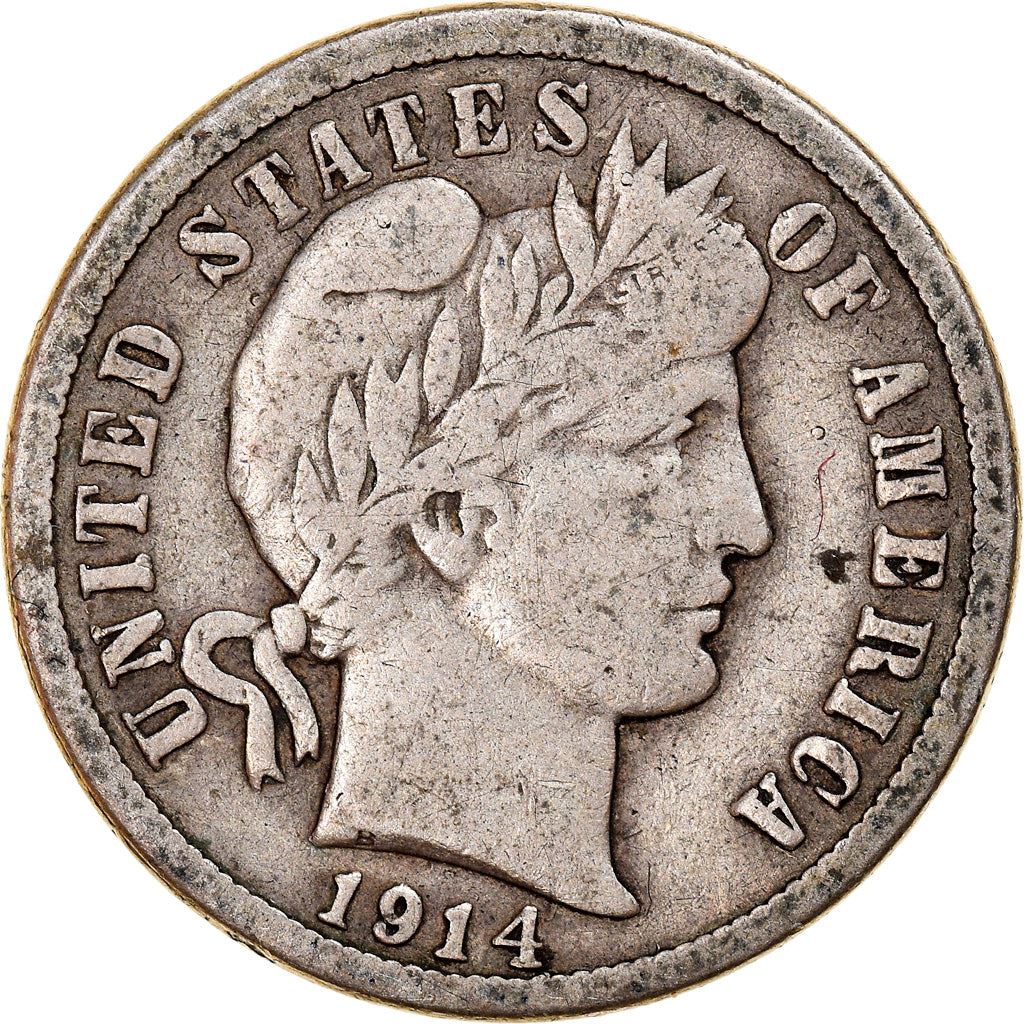 United States | 1 Dime Coin | Barber Dime | KM:113 | 1892 - 1916
