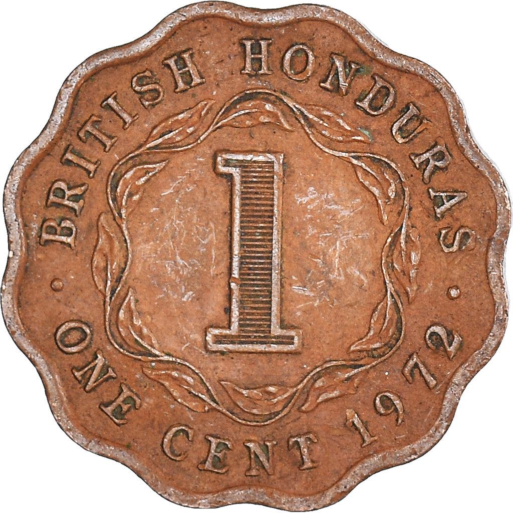 Belize › Britisk Honduras | 1 Cent Mønt | Elizabeth II | Km:30 | 1956 - 1973
