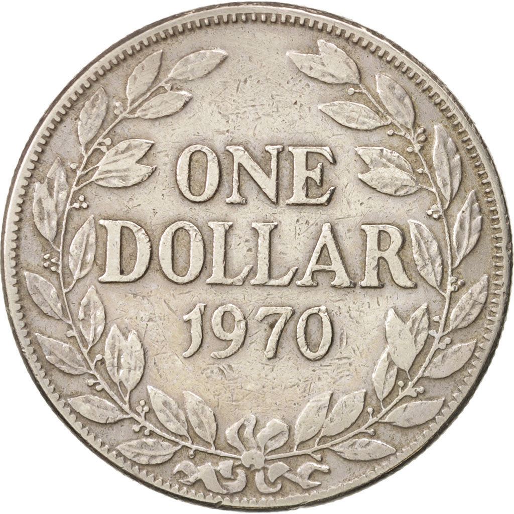 Liberia | Moneda de 1 dólar | Ramas de olivo | Km:18A | 1966 - 1975