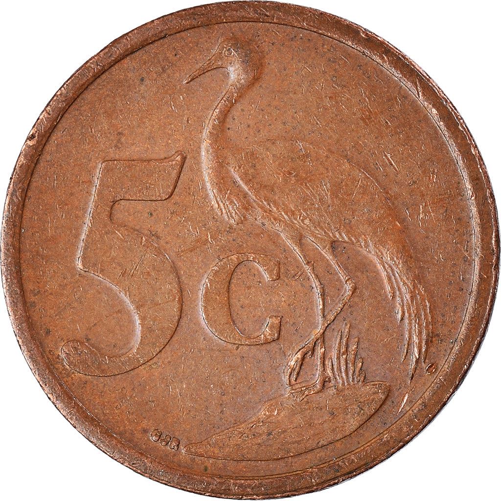 South Africa 5 Cents Coin | Tsonga Legend - AFRIKA-DZONGA | KM223 | 2000 - 2001