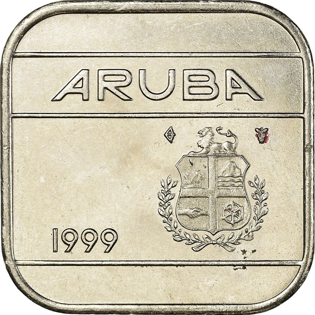 Aruba 50 Cents Coin | Queen Beatrix | Willem Alexander | KM4 | 1986 - 2019