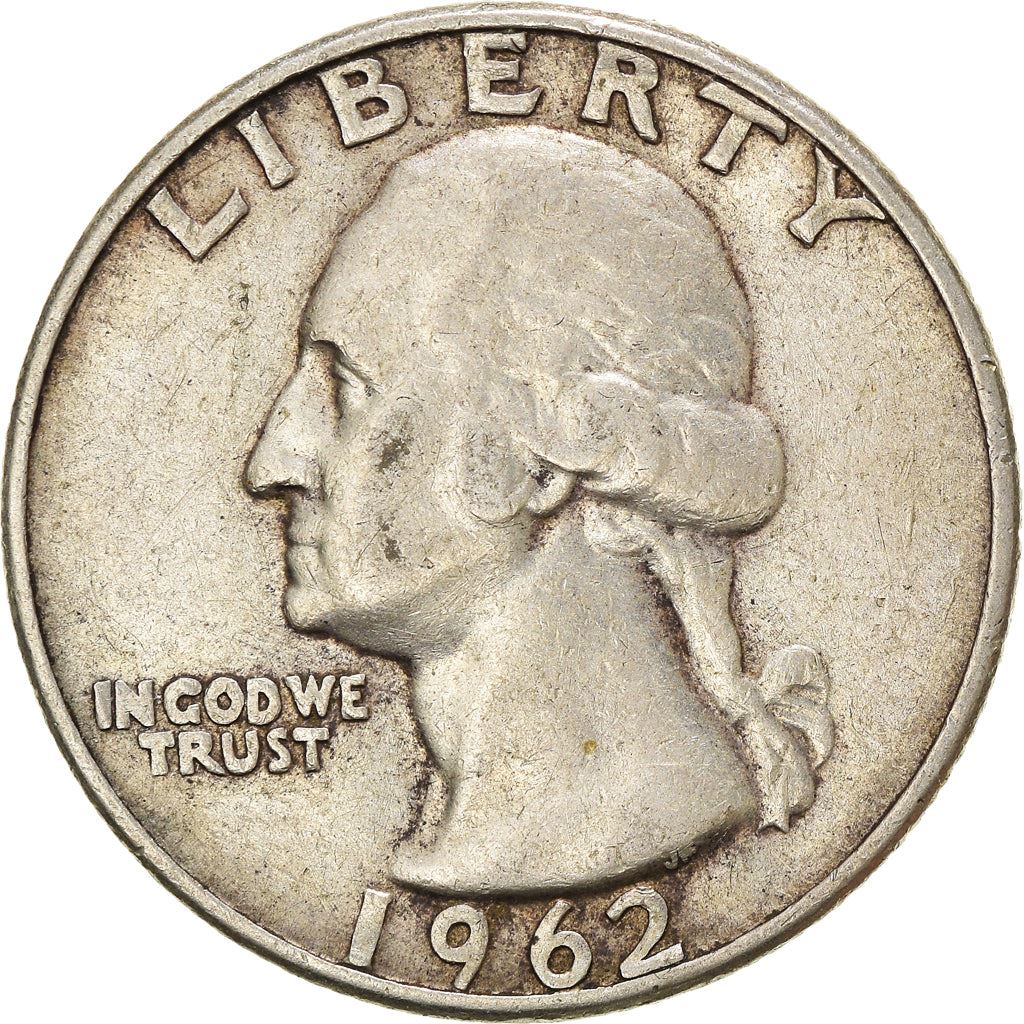 アメリカ合衆国 | 1/4ドル硬貨 | ジョージ・ワシントン | KM:164 | 1932年 - 1964年
