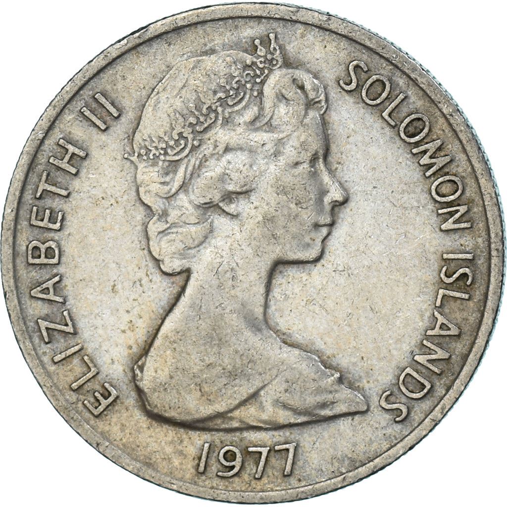 Salomonöarna | 10 Cents Mynt | Elizabeth II | Havsanda | Km:4 | 1977 - 1983