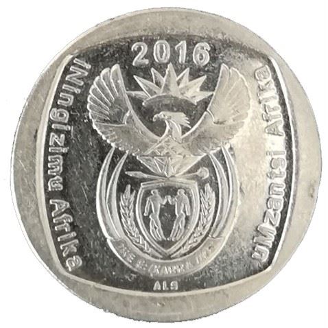 South Africa 1 Rand iNingizimu Afrika - uMzantsi Afrika Coin KM333 2004 - 2016