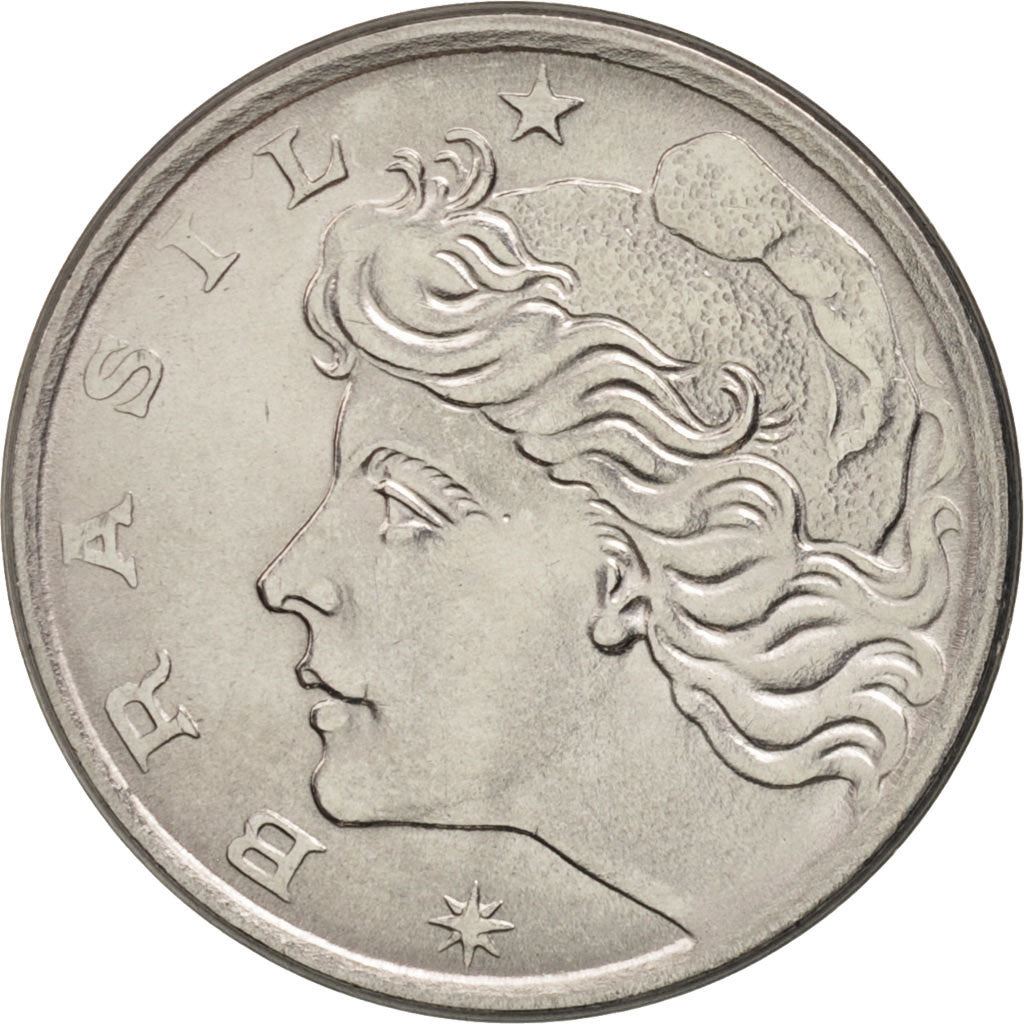 Brazil | 10 Centavos Coin | Effigy | Km:578.1A | 1974 - 1979