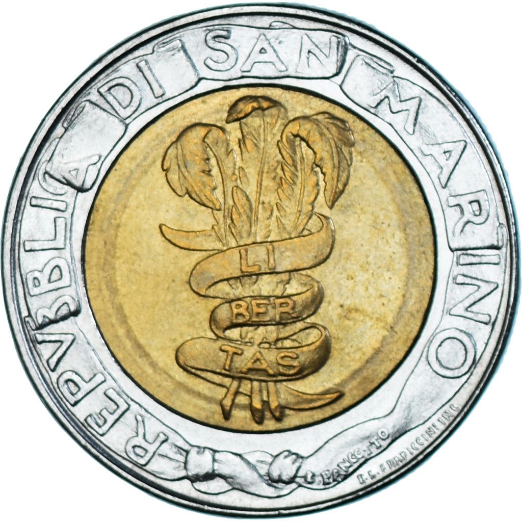 San Marino | 500 Lire Coin | FAO | Km:330 | 1995