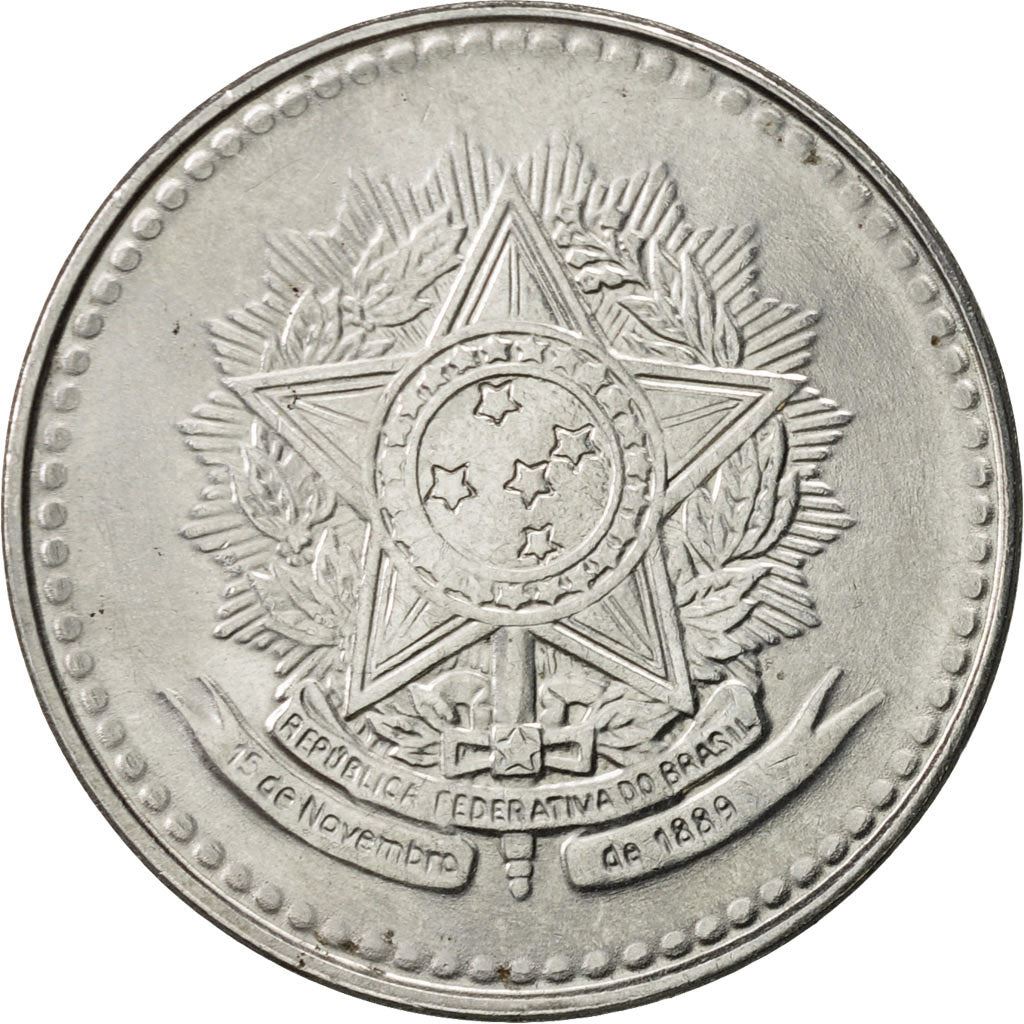 Brazil | 10 Cruzados Coin | Star | Km:607 | 1987 - 1988