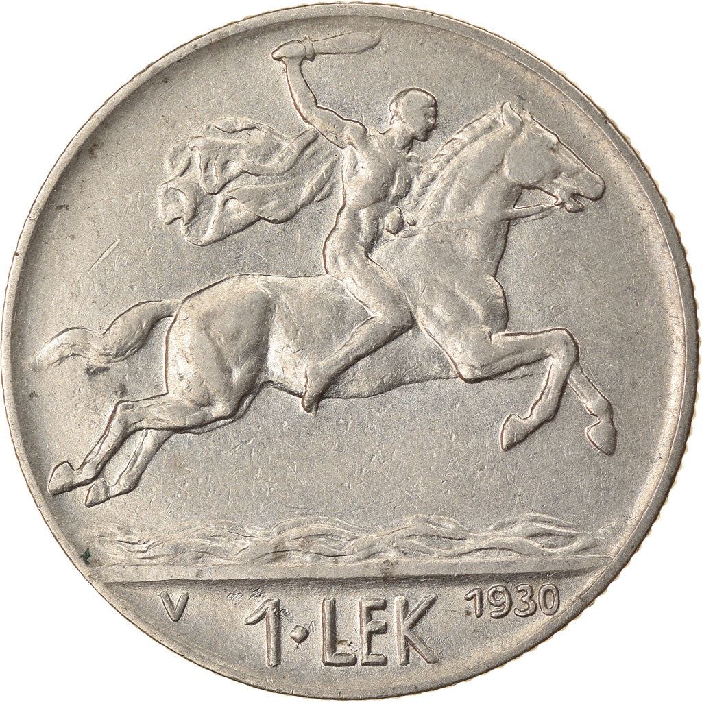 Albania | 1 Lek Mynt | Aleksander den store | KM:5 | 1926 - 1931
