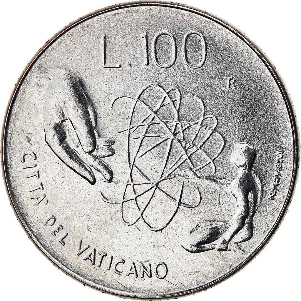 Vatican City | 100 Lire Coin | John Paul II | Km:173 | 1983